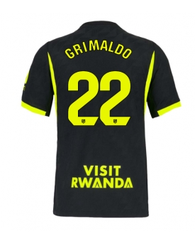 Billige Fotballdrakt Atletico Madrid Alejandro Grimaldo #22 Replika Bortedrakt 2026-27 Kortermet